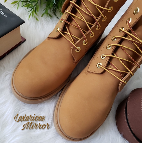 Timberland Men's Classic 6" Waterproof Wheat Boots - Picture 3 of 6